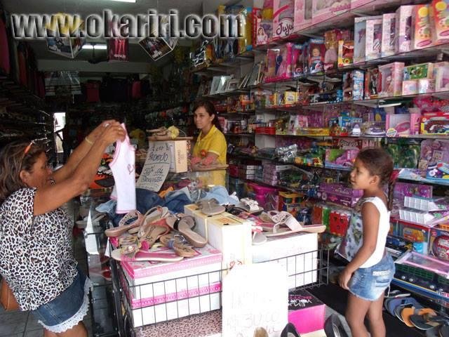 : M&G Variedades, localizada na Rua Júlio Coelho (Foto: Agência OKariri)