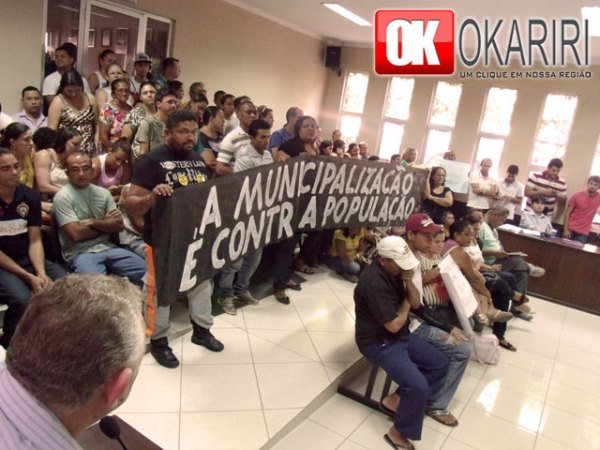 Funcionários Públicos lotaram a Câmara | Foto: Portal OKariri