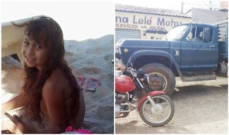 Raíssa de Fátima foi arremessada contra a carroceria do caminhão | Foto Reprodução de Na Rota das Noticias