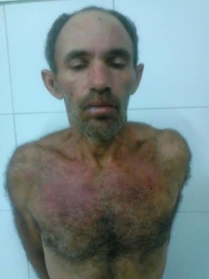 José dos Santos foi preso após esfaquear a mulher (Foto: Agência Miséria)