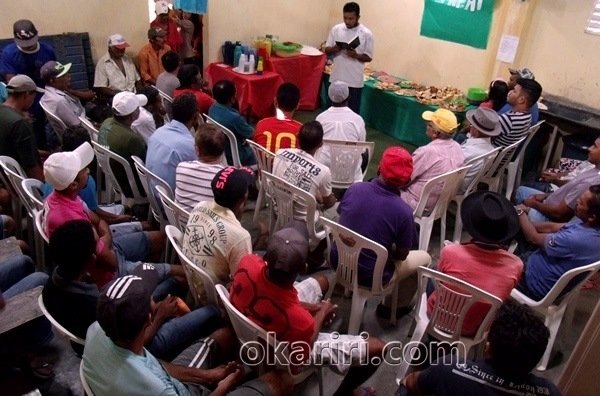 Momento da meditação com o morado Antônio Fábio | Foto: OKariri