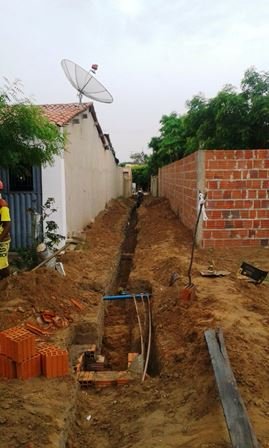 Os moradores fiseram um estudo antes de fazer o trabalho