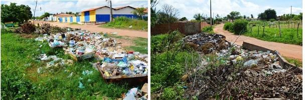 Em uma passagem rápida pelo bairro as reportagens contataram que há problemas com a coleta do lixo, faltam de saneamento básico, calçamento e outros problemas estruturais | Fotos: Agência OKariri
