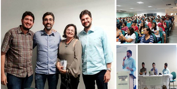 O auditório lotado pode interagir com os convidados | foto Divulgação 