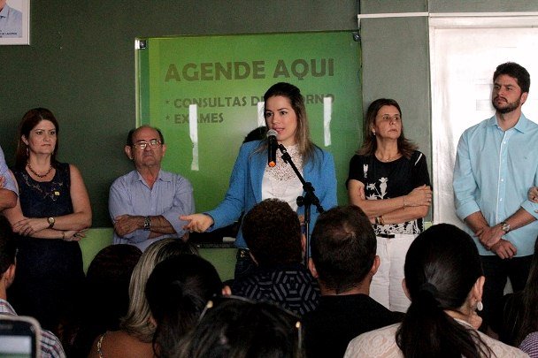 Onélia Leite fazendo uso da palavra durante a solenidade | Foto: Divulgação