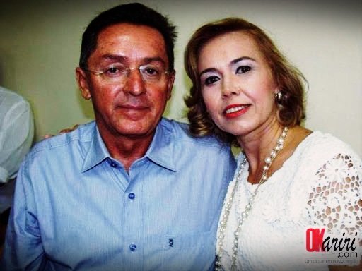 Dr. Marquinélio ao lado da esposa | Foto: Acervo Agência Okariri