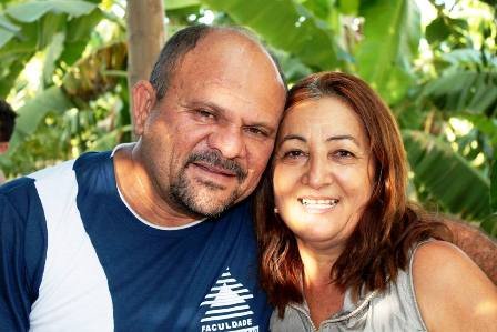 Cosma Ferreira, ao lado do esposo Luis Bento |Foto: Acervo pessoal