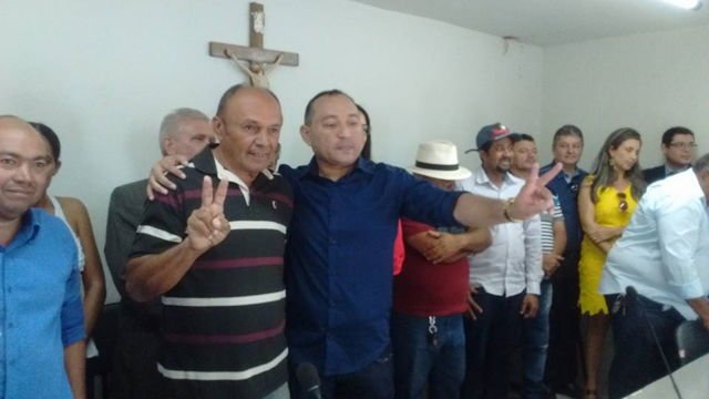 Chapa da oposição: Gilmar Alves e Zé Petrônio (Foto: Divulgação)