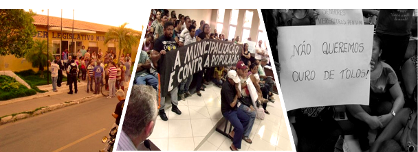 Manifestação de funcionários contra a aprovação da Previmil | Foto: Acervo OKariri
