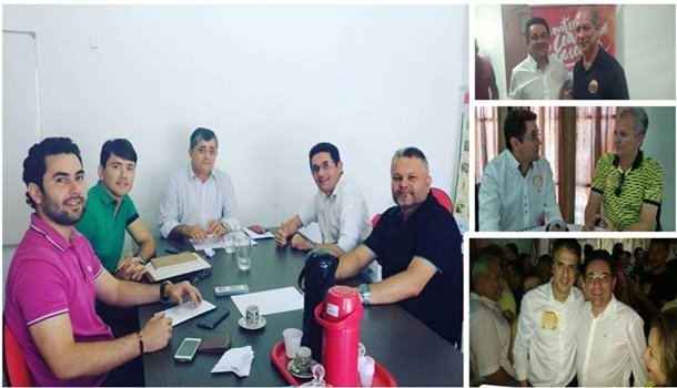 Lielson Landim e equipe em participam de encontros em Fortaleza | Foto: Divulgação