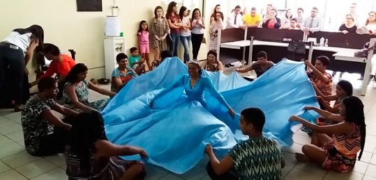 Apresentação do Grupo de Dança da Associação de Pais e Amigos (APAE) – Crato. (Foto : divulgação TJ-CE)
