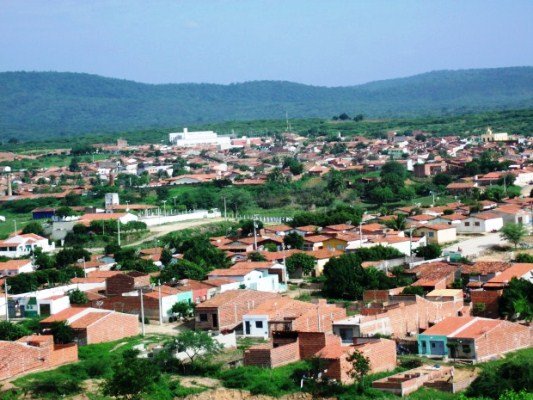 Vista do da cidade de Aurora-CE | Foto reprodução de Sol Nascente FM