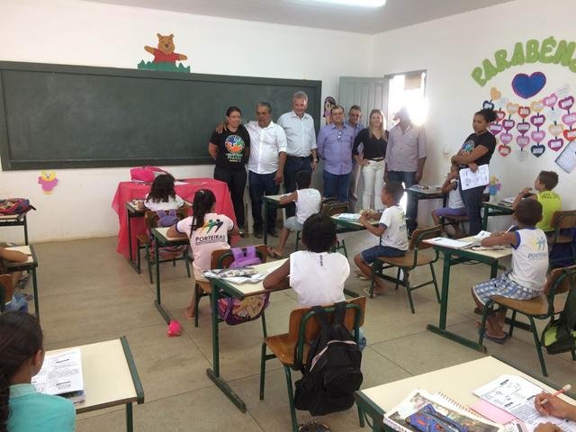 Porteiras recebeu uma comitiva de prefeitos liderada pelo presidente estadual do PDT (Foto :Divulgação)
