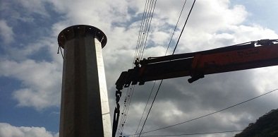 Construção da primeira etapa do Teleférico de Barbalha ( Foto : Divulgação)