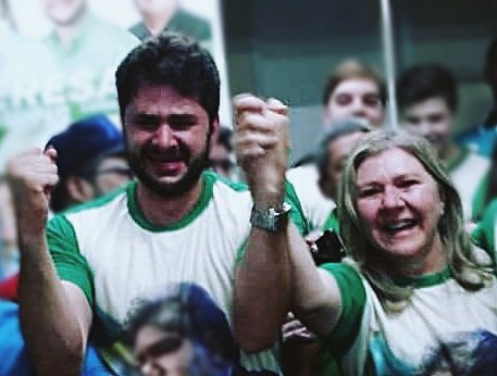 Guilherme Landim e a Dra. Teresa em comoração | Foto: Divulgação