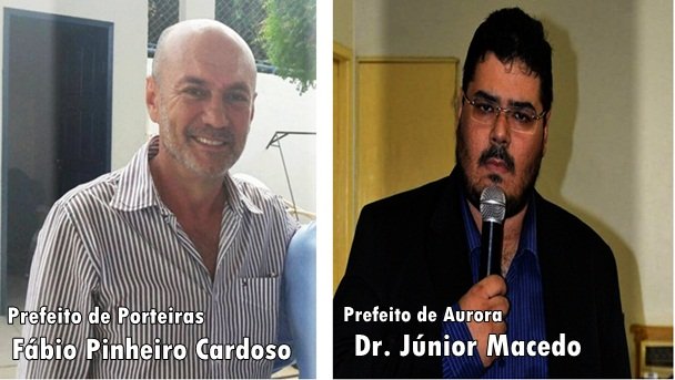 Fotos: reprodução de Porteiras Agora e Aqui Conectados.