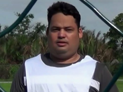 Luís Carlos não passou na prova física e culpou cadeia por falta de treino (Foto: Reprodução/TV Globo)