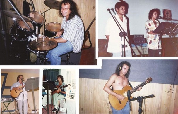 Franc Dalton durante apresentações | Imagens: Facebook do artista