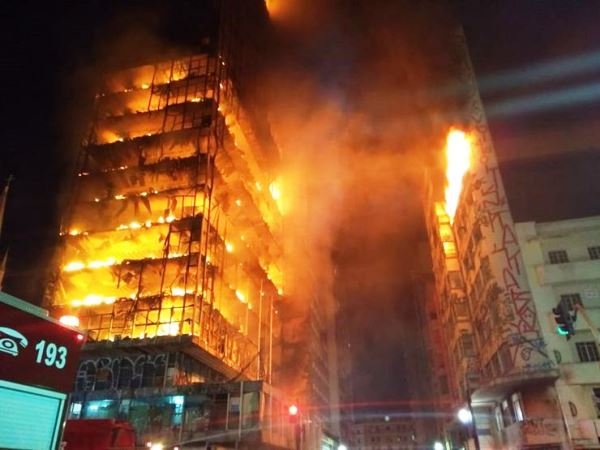 Foto: Direitos reservados Corpo de Bombeiros de São Paulo