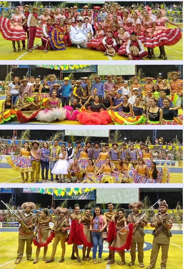 Momentos da Mostra de Quadrilhas