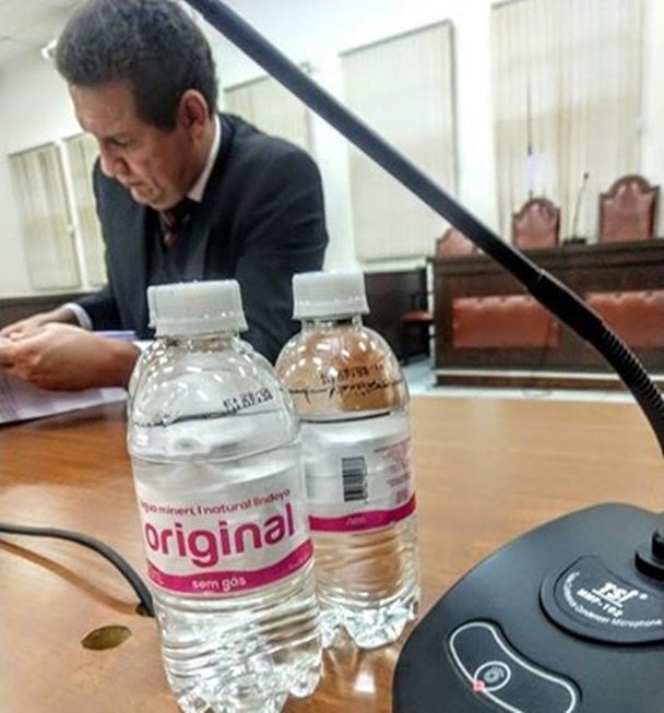 Água no tribunal
