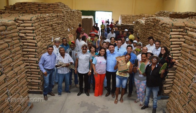 Solenidade de lançamento do Programa Hora de Plantar, Safra 2018-2019, acontecido na manhã desta sexta-feira (23/nov) em Milagres-CE. | Foto: OKariri