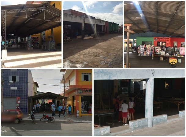 Imagens do antigo mercado