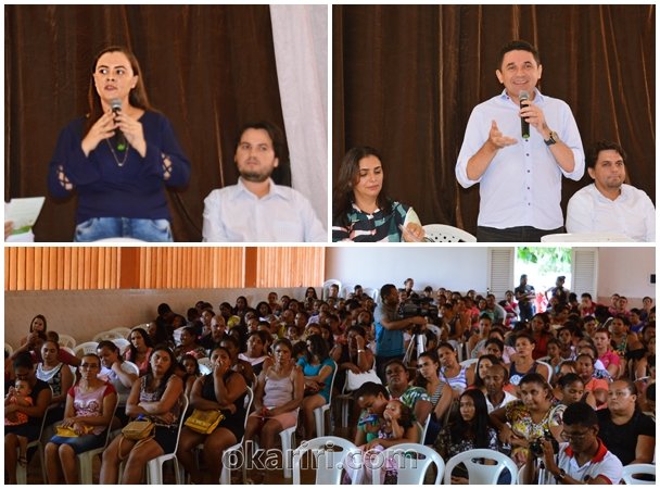Representantes e beneficiários estavam presentes na solenidade, onde puderam tirar dúvidas e saber mais sobre o programa | Foto: OKariri