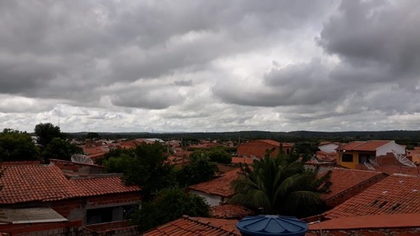 Tempo nublado em Milagres / Foto: Portal OKariri