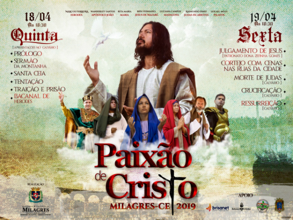Divulgação Paixão de Cristo 2019